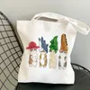 Kawaii Cats Carto Manga Shopper Сумки сумочки Canvas для плеча мешков женщины магазин сумки высокая емкость сумки для пляжа k4h1##