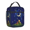the Little Prince Insulated Lunch Bags Cooler Bag Meal Ctainer Le Petit Prince Leakproof Tote Lunch Box Girl Boy School Travel Y2QV#