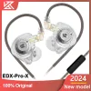Écouteurs 2024 nouveau KZ EDX PRO X Dynamic Drive casque HIFI basse casque filaire moniteur intra-auriculaire écouteurs Sport suppression du bruit écouteur