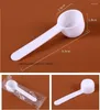 Storage Bottles 100pcs 1g2.5g3g5g10g15g Translucence Plastic Mask Milk Powder Kitch Measuring Scoop Spoon Cup