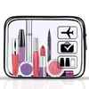 Schwarz Transparent Reise Kosmetiktasche Fi Wasserdichte PVC Kulturbeutel Neue Make-Up Aufbewahrungstasche Tragbare Klare Reißverschluss W R3zc #