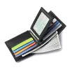 Vintage Herren Leder Brieftasche Hohe Qualität Multi Functi ID Kredit Führerschein Kartentasche b9Lj #