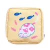 Kvinnor Portable Sanitary Pads förvaringspåse Tamp Pouch Servett Kosmetiska väskor Organiserare Lamer Makeup Bag Girls Hygiene Pad Bag 74QB#