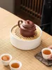 Tacki na herbatę Nowoczesne mini taca domowa domowa bambus okrągły stół Znakomity garnek łożyska kuchenna do przechowywania wody Mała deska