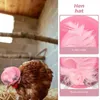 Vêtements pour chiens 6 pièces chapeau de poule accessoires de hamster chapeaux de poulet intéressants drôle décor d'oiseau compact perroquet dôme tissu réglable