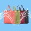 large Capacity Waterproof Oxford Cloth Reusable Foldable Shop Bag Tote Bag Shoulder Bag Wable Shopper Storage Handbag 63X1#