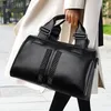 Sacs à main noirs pour femmes Diamds artificiels Grande capacité Poignée féminine Sacs de voyage Durable Pu Oreiller en cuir Pack E0yC #