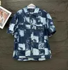 新しいメンズデニムジャケット半袖デニムシャツ高級ブランドデザイナーカジュアルシャツジャケット高品質のコートTシャツ