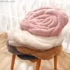 Coussin / oreiller décoratif rond rose coussin pouf tatami coussin en peluche coussin de coussin coussin 45x45 y240401