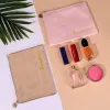 1 PC Women Zipper Veet Make Up Bag Travel Mała torba kosmetyczna do makijażu solidne kobiety makijażu nekary 61pp#