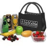 Bolsa de almuerzo de estampado de la química de la ciencia FI Fi -Author Picnic Lunch Box para mujeres Impresión casual Bolsas de comida Oxford Cooler Bag K5ys#