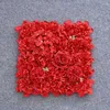 Decorative Flowers DIY Backdrop Wall Wedding Decoration Shop Window Panels Decor 3D Silk Rose Artificial Flower