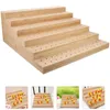 Dekorative Teller Holz Obst Lutscher Ständer Halter Lutscher Cake Pops Display Rack