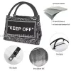 keep OFF Insulated Lunch Bags for Outdoor Picnic Hype Rug Pattern Leakproof Thermal Cooler Bento Box Women C2ar#