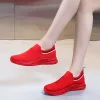 Buty Tenis feminino 2021 Summer New Women Buty tenisowe Platforma Mesh Platforma Brytyjska Style Sneakers Laties Treakers Woman Sneaker