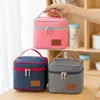 Wasserdichte Tragbare Frauen Student Lunch Box Tasche Thermo Tasche für Büro Schule Picknick Kühltasche Launche 37Rs #