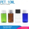 Storage Bottles 100PCS/LOT 10ml Screw Cap Bottle Empty PET Plastic Cosmetic Container Small Sample Lotion Essence Oil Refillable Makeup