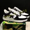 2024 Mode Sk8 Bapstas Hommes Femmes Casual Chaussures A Bapstas Sta Low ABC Camo Stars Blanc Vert Rouge Noir Jaune Baskets Taille 36-45 R31