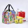 Улыбка Precure Аниме Изолированная сумка для обеда Glitter Force Yayoi Miyuki Nao Reika Akane Cooler Bag Tote Lunch Box Пикник Food Bag S7al #