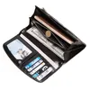 Kavis Nuovo Fi Women Wallets Brand Leather Lg Handy Wallet Borse RFID Guida Porta della carta frizione femmina Carteras M4QK#
