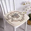 CushionDecorative Pillow European Jacquard Dining Chair Cushion Four Seasons Universal Foot Stool Non slip Cushion Home Living Room Decorative Seat Cushion Y2404