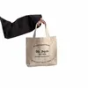 Frauen Mini Tote Handtasche Koreanischen Stil Brief Drucken Leinwand Shop Tasche für Boutique Weibliche Brief Mittagessen Tasche Tote Beutel X02m #