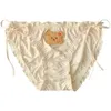 Women's Panties Soft-hearted Little Cute Bear Briefs Girl Japanese Sexy Lace-up Triangle Female High Value 2024 Fashion Underwear