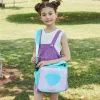 Arc-en-ciel Loving Heart Laser Sac à lunch Portable Bento Pouch pour enfants Boîte à lunch isolée thermique Fourre-tout Sac isotherme Sac à bandoulière i0wL #