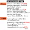 Sangle en boucle solo tressée pour Samsung Galaxy Watch 5/6 / Pro / 4 / Classic / 46/3 / Active 2 / S3 / S2 Bracelet élastique Huawei Watch GT / 2/2E / Pro