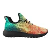 Casual schoenen Zomer Galaxy Printing Vulcaniseer lage joggingsneakers Dames Aangepaste veterschoenen Licht zacht meisje Platte sportschoenen