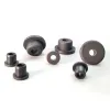 Black/White Silicone Rubber Grommet Hole Plugs End Cap Bung T Type Plug Wire Cable Protect Bush Seal Gasket Hole Diameter 3-83mm