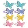 Bandanas 8 Pcs Children's Butterfly Hair Clip Accessories Clips Small For Women Girls Little Korean Version