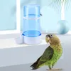 Bird Water Drinker Feacher Container Automatisk Birdcage Water Bottle Plastic Transparent Bird Drinking Fountain Dispenser Parrot