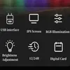 RGBで必要なデジタルNixieチューブ時計アセンブリは、ギフトボックス240318を使用したゲームデスクトップ装飾用のGlows Glowsテーブルクロック240318