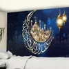 Tapisseries Ramadan mosquée décoration tenture murale tapisserie Eid Mubarak Festival religieux nappe maison salon chambre