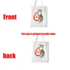 cute Animal Bags Kawaii Cats Canvas Bags Shop Bag Fi Tote Bag Handbags Casual Girl Shoulder Bags for Girls Shopper Bag g76F#