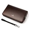 kangaroo Luxury Brand Men Clutch Bag Leather Lg Purse Pas Mey Bag Busin wristlet Phe Wallet Male Casual Handy Bags 68X8#