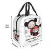 carto anime pucca drôle amour sac à lunch isolé sac portable refroidisseur thermique bento box for women kids scolaire gaspoard sacs de nourriture j5n7 #