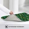 Tapis de bain tapis pour douche décor à la maison St Patricks jour sol Shamrock rétro toilette séchage rapide anti-dérapant graphique salle de bain tapis