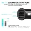 Dual USB Car Ladegerät Intelligenter Sicherungsmodus Dual Chip High-Speed-Ladewagen-Ladegerät Hersteller Tabletauto-Ladegerät