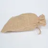 20st/Lot Jute DrawString -väskor med handtag Presentförpackning Party Favor Candy Burlap Pouch 9 Storlekar för att välja D5wo#