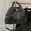 Drawstring Kadın Dolgu Tote Çanta Büyük Kapasite Çok Yahudi Hobo Çanta Günlük Kayış Ayarlanabilir Kış Alışveriş