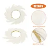 Decorative Flowers Reed Artificial Garland Christmas Tree Decorations Front Door Signs Polyester Wall Hanging Wreath