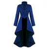 Costumes rétro médiévaux Steampunk Costumes Gothic Cosplay Costumes Women's Tailcoat Veste Lady Victorian Coat Halloween Party Tuxedo