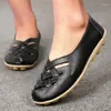 Casual Shoes for Women 2024 Summer Flat Soft Leather Loafers Women's Moccasins Ballet Flats Nursing Zapatos Mujer Elegant