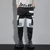 Men's Pants Overalls Big Size Casual Bound Feet Korean Version Of The Fashion