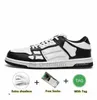 2024 OG Designer Mens Mens Spring Shoe Skel-top-top-top Skel Top Low Great Le cuir Casual Chaussures en cuir Squelette Applique Upper Low Cutter Runner Men Femme Bneakers