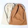 large Flannel Shoes Bags Drawstring Bag for Travel Storage Cosmetic Portable Pouch Underwear Toiletries String Organizer K1XP#