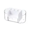 Boîtes de rangement Boîte d'organisateur de maquillage Conteneur divisé pour coton Tods Brosses de beauté éponge