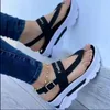 Casual Shoes Women Sandals Summer Fashion Peep Toe Flip Flops Buckle Non-slip Platform Woman Sandalia Feminina Plus Size 35-43